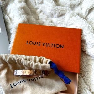 Louis Vuitton Nanogram Cuff (Rose Gold)